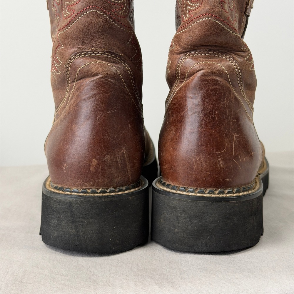 Ariat Fatbaby Heritage Brown Leather Western Boots 10001183 Womens 9B - Picture 10 of 16